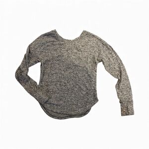 Athleta Heather Gray Knit Top